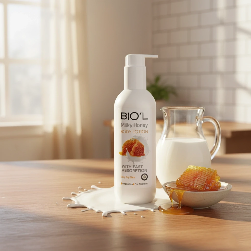 لوسیون بدن شیر و عسل بیول